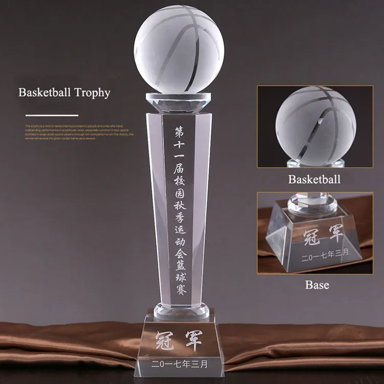 product wholesale cheaper custom basketball football soccer sports basketball crystal trophy-29