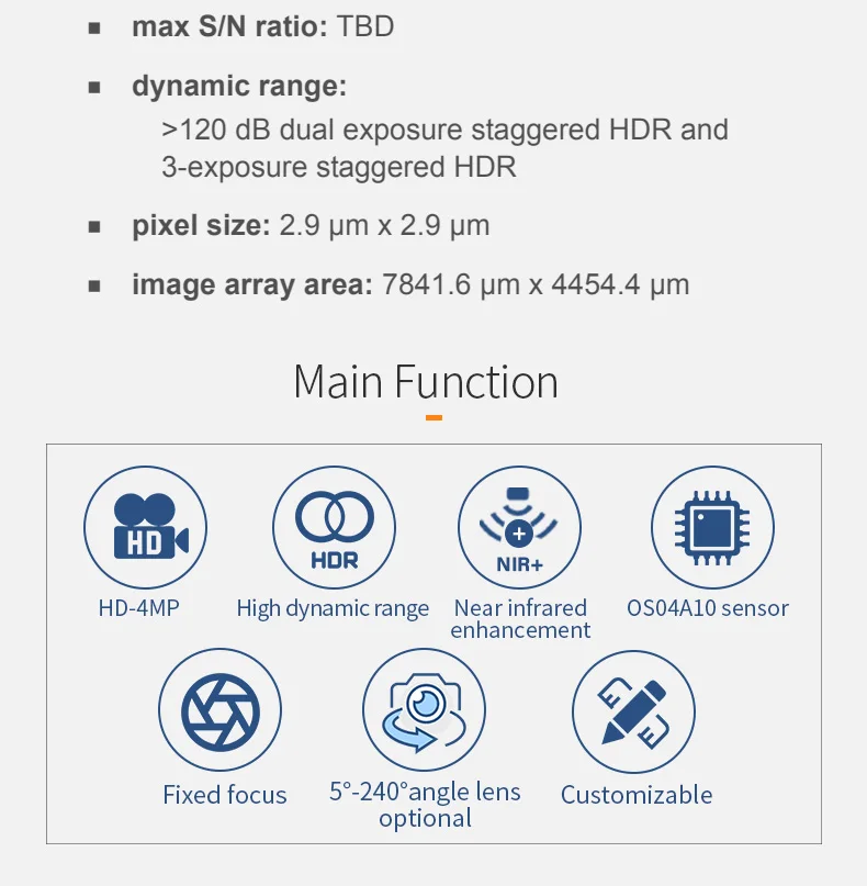 DGZX OS04A10 Face Recognition Detection 4MP 1520P Industrial Camera Module WDR Sensor HDR 120dB Mipi 4Mega Pixel HD AI Camera插图3 DGZX OS04A10 Face Recognition Detection 4MP 1520P Industrial Camera Module WDR Sensor HDR 120dB Mipi 4Mega Pixel HD AI Camera插图3