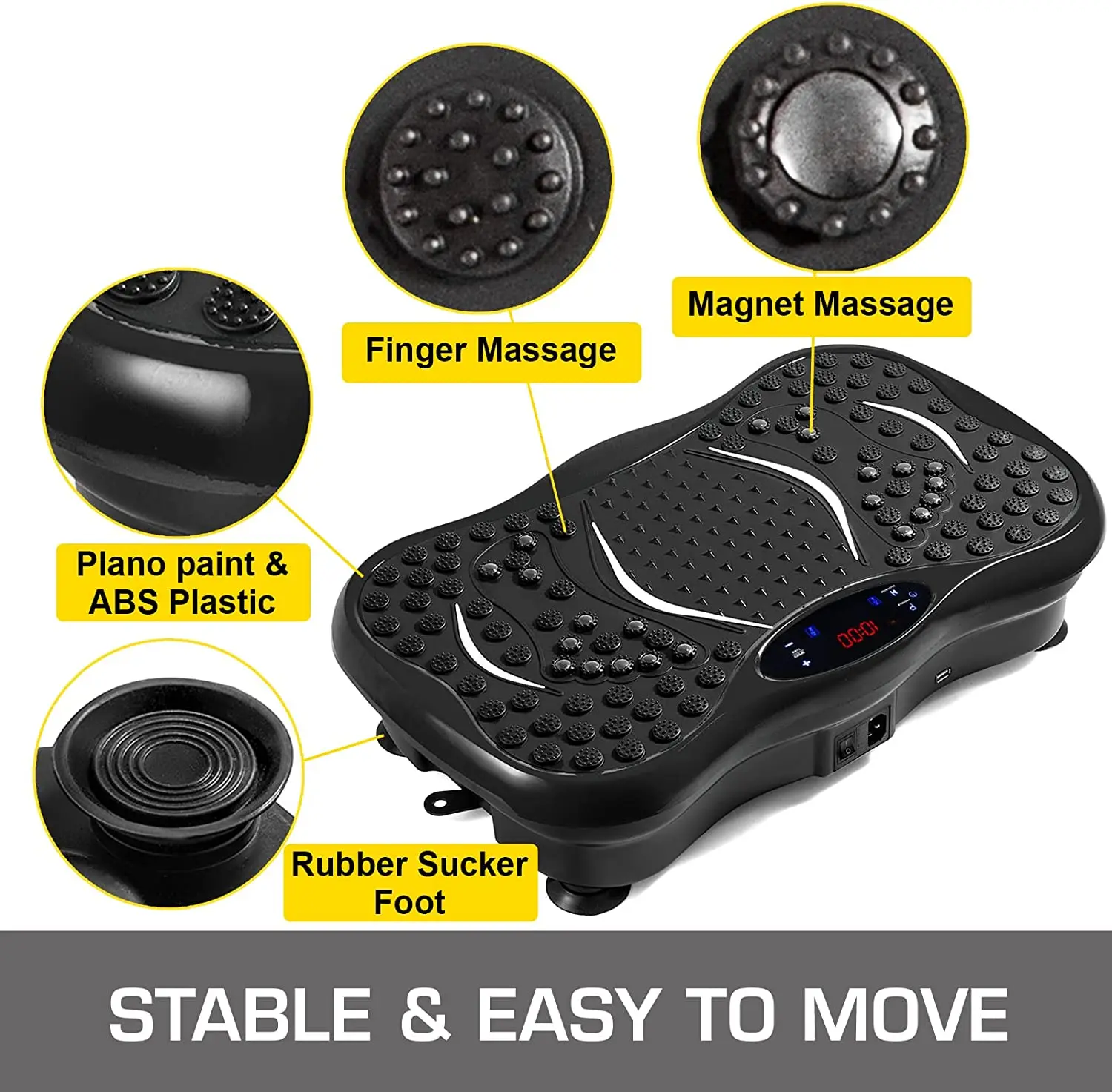 Phenitech Smart Band Vibration Platform Body Slimming Machine 200W Body Fitness Device Body Massager