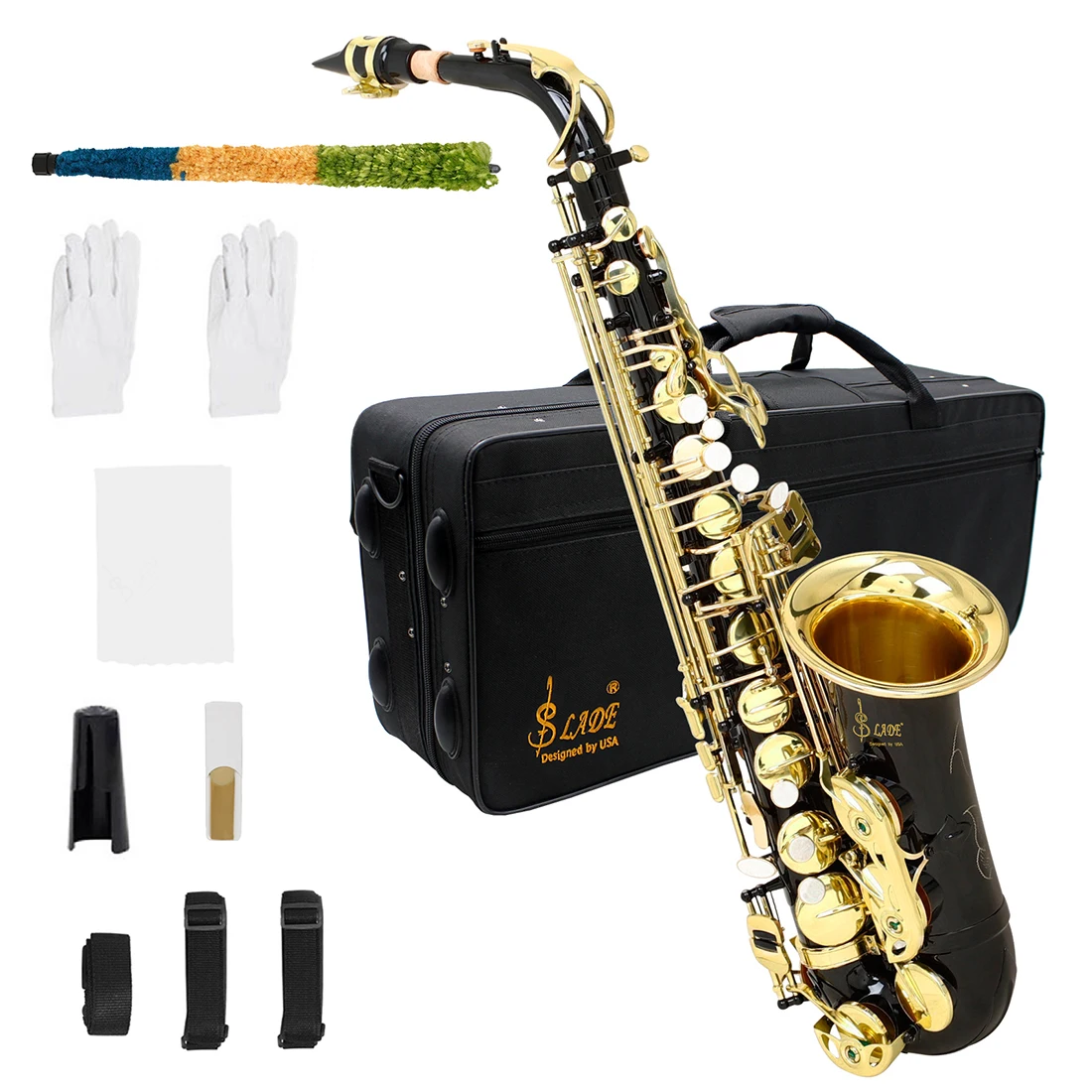 SLADE Black Gold Alto Saxophone - Professional French Design