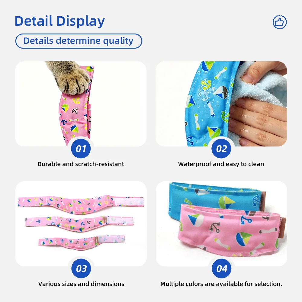 Pet Recyclable Ice Self Cooling Scarf Pet Cooling Scarf for Pet - product detail 4
