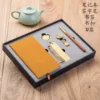 Gengdu, juego de 5 piezas: cuaderno, bolígrafo de rama agria, marcapáginas, hebilla para libro