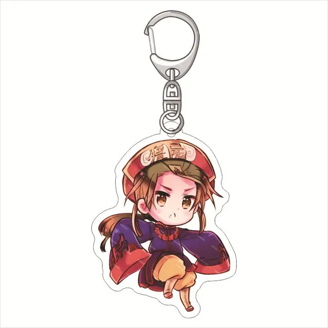 Hetalia Axis Powers Rubber Strap Keychain – APH – 5cm Anime Charm – Japan Game Collectible
