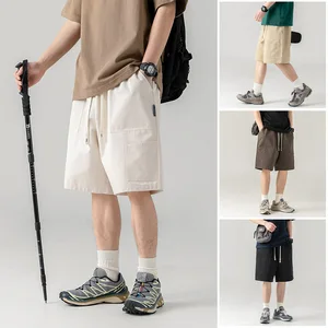 OEM & ODM Men's Japanese Style Summer Sports Casual Overalls XS Size Large Pocket Loose