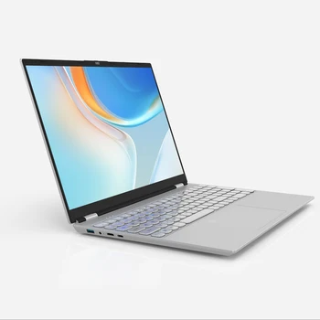 2025 New Brand 14-Inch Thin Light Portable Business Office Laptop Quad Core 8GB IPS English Camera for Students Education