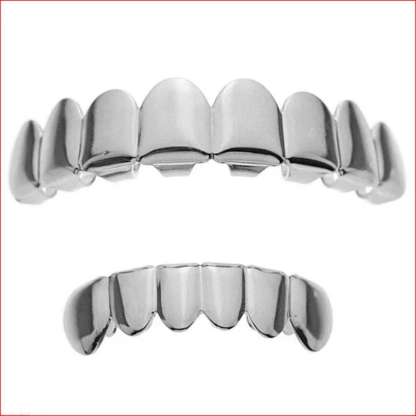 Blues Wholesale Fashion Teeth Grillz Custom Cheap Copper 8 Eight Tooth