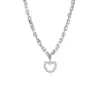 Collana Nao con spine bianche intrecciate