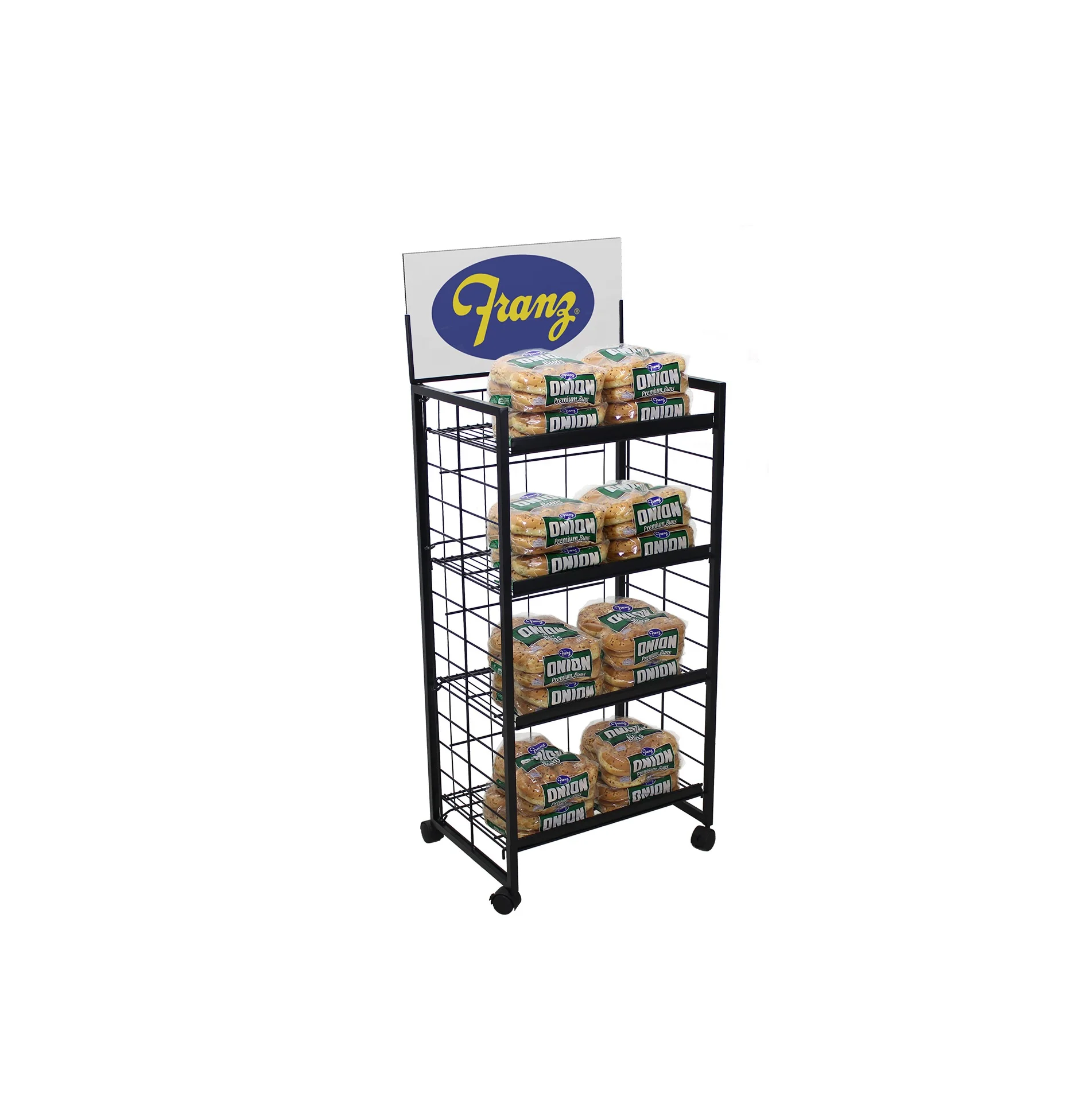 Metal Display Stand Rack Bakery Display Bread Rack Multitier Used