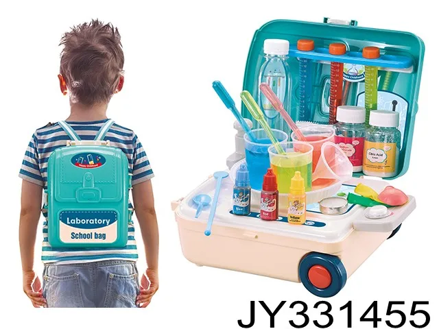Educational Toys 42PCS Small Experiment Storage Table Simulated Science Experiment Toy Science Kit for Kids