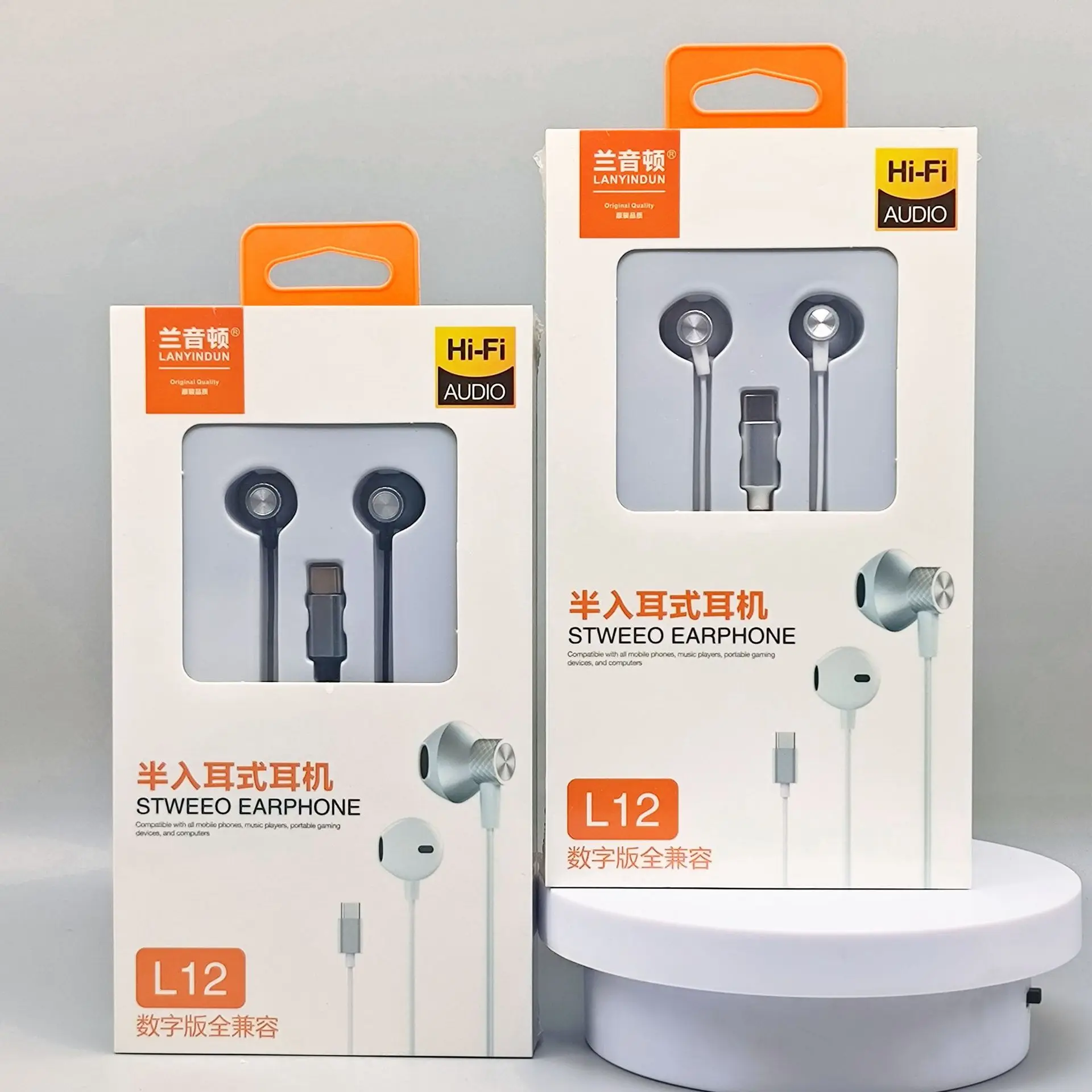 JYD L12 Universal Digital Decoding Type-C Earphone for Samsung