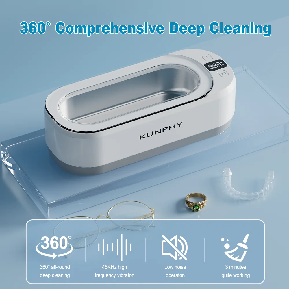 Ultrasonic Cleaner Jewelry Machine Solution Small and Retainers Liquid Basket Glasses 45khz Ultrasonic Cleaner Jewelry Cleaning