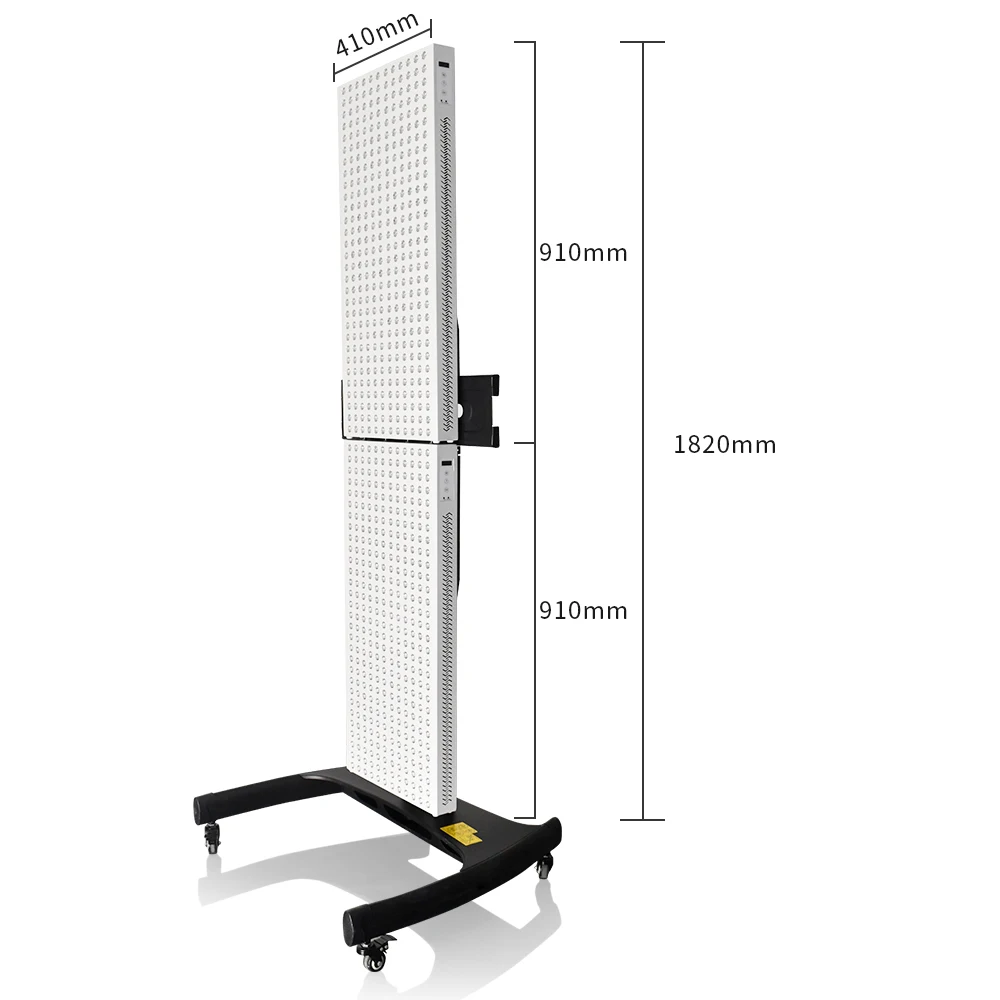 SGROW 2pcs Maxpro1800 with Vertical Stand Red Celluma Led Light Theralight Therapy Panel for Full Body Treatment Infared Light