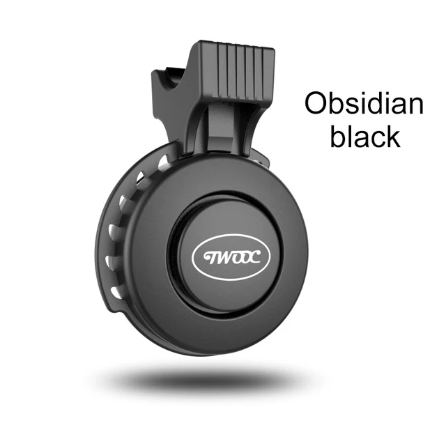 Перезаряжаемый электронный велосипедный Звонок TWOOC T-002 MTB гудок водонепроницаемых usb-разъемом для зарядки-1 шт. и 4 звуковых режимов простое Электрический велосипед поршневых колец