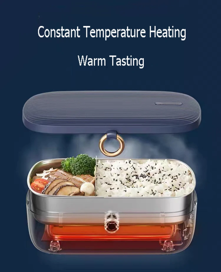 900ml Stainless Steel Food Heater Electric Lunch