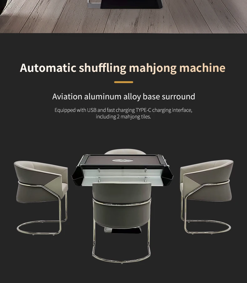 Glass Automaticmahjongtable Mahjong Table Best Selling Entertainment