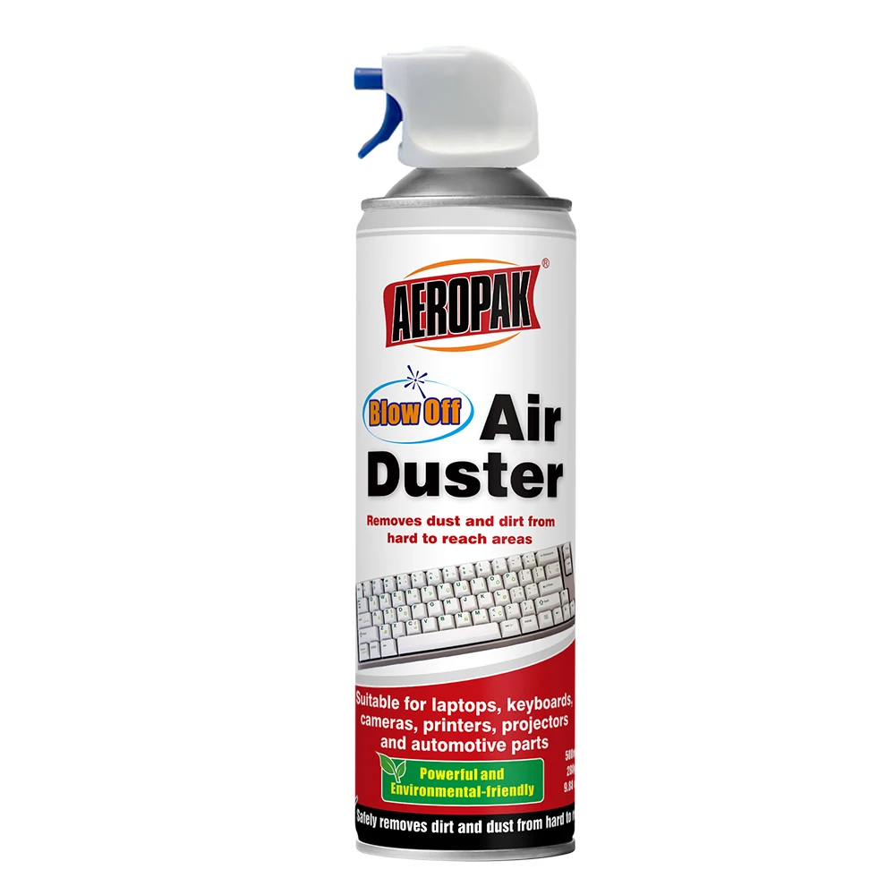 Aeropak 500ml Dust-Off Compressed Gas Duster Blow Off Air Duster Air Duster Spray