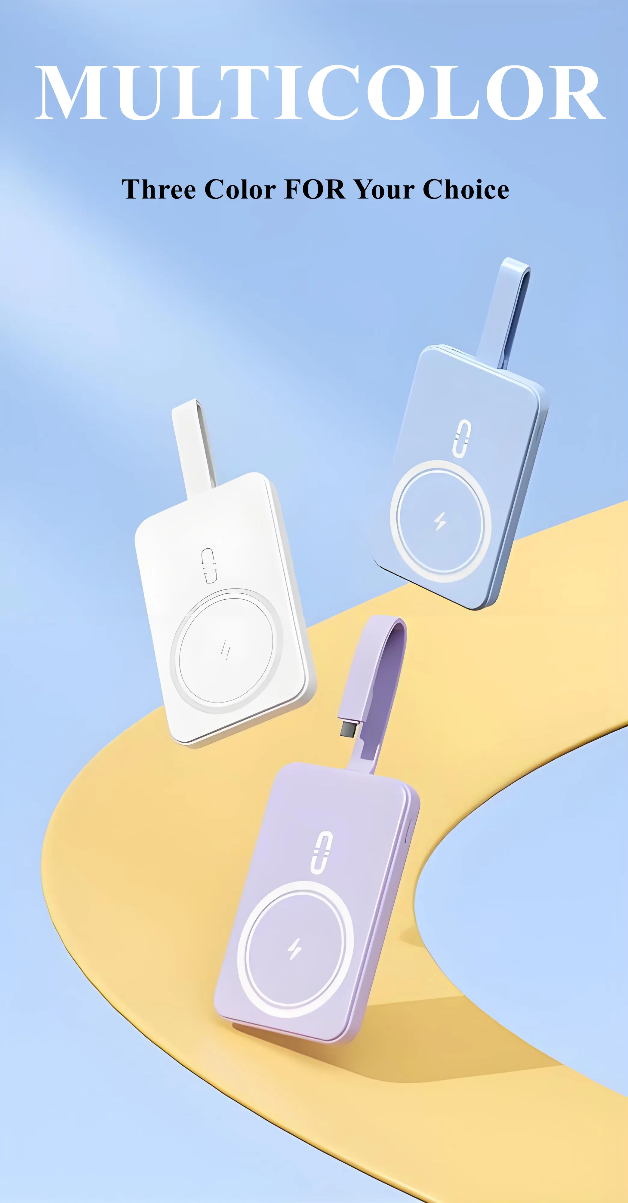10000mAh Magnetic Wireless Fast Charging Power Bank Magsafe