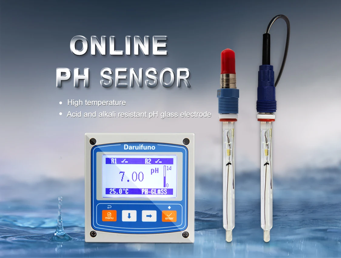 High Temperature Glass Ph Sensor Ph Probe For Water Treatment Buy Ph