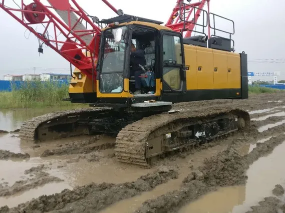 Hoisting machinery crawler crane SCC7000A 700t Max. lifting capacity