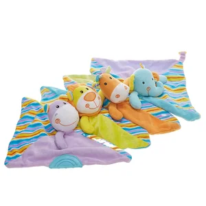Manufacture Baby Plush Stuffed Toy Blanket Pacify Appease Soothe comfort Towel for Toddler