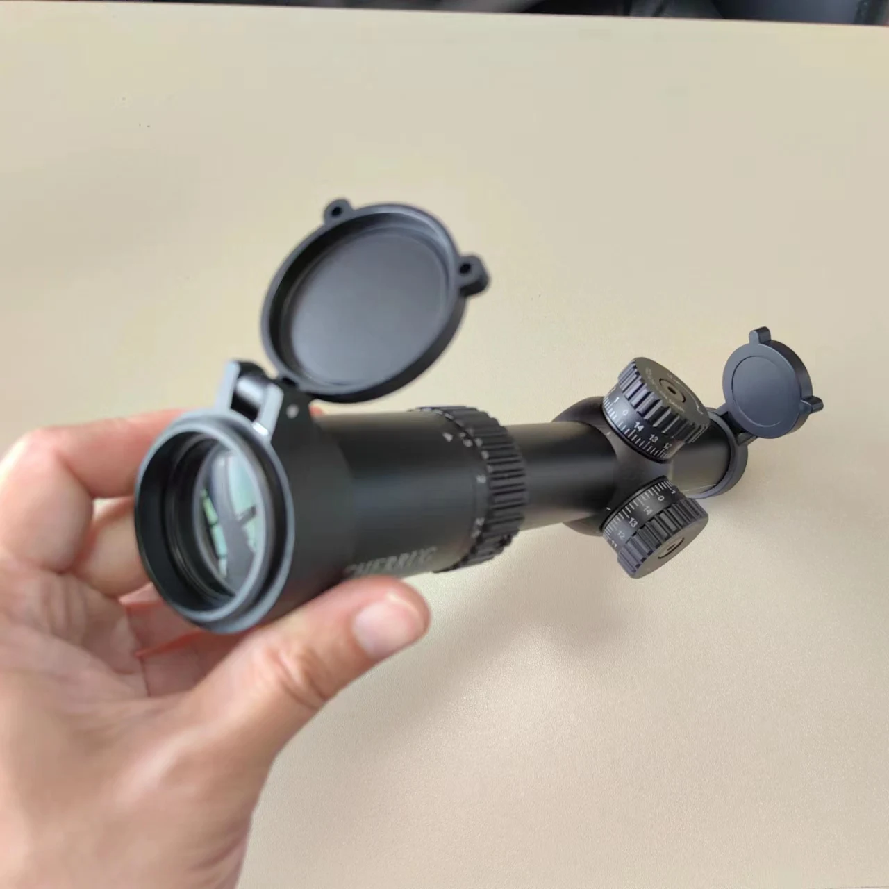 Prosun 1.26x24 Monocular Scope Cover Sight Night Vision Hunting Scopes