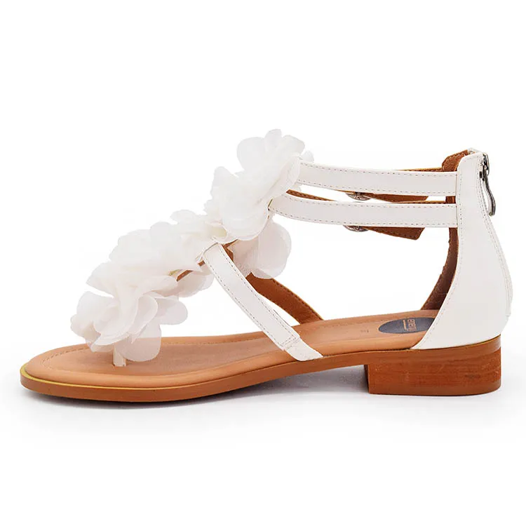 jacks flat floral icon sandal