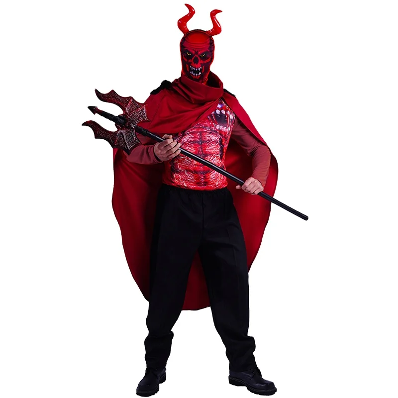 Disfraz De Halloween Para Hombre,Disfraz De Diablo Rojo,Juego De Rol - Buy  Diablo Demonio Disfraz,Fiesta De Halloween Cosplay Costumev,Hombre Diablo  Rojo Demonio Disfraz Product on 