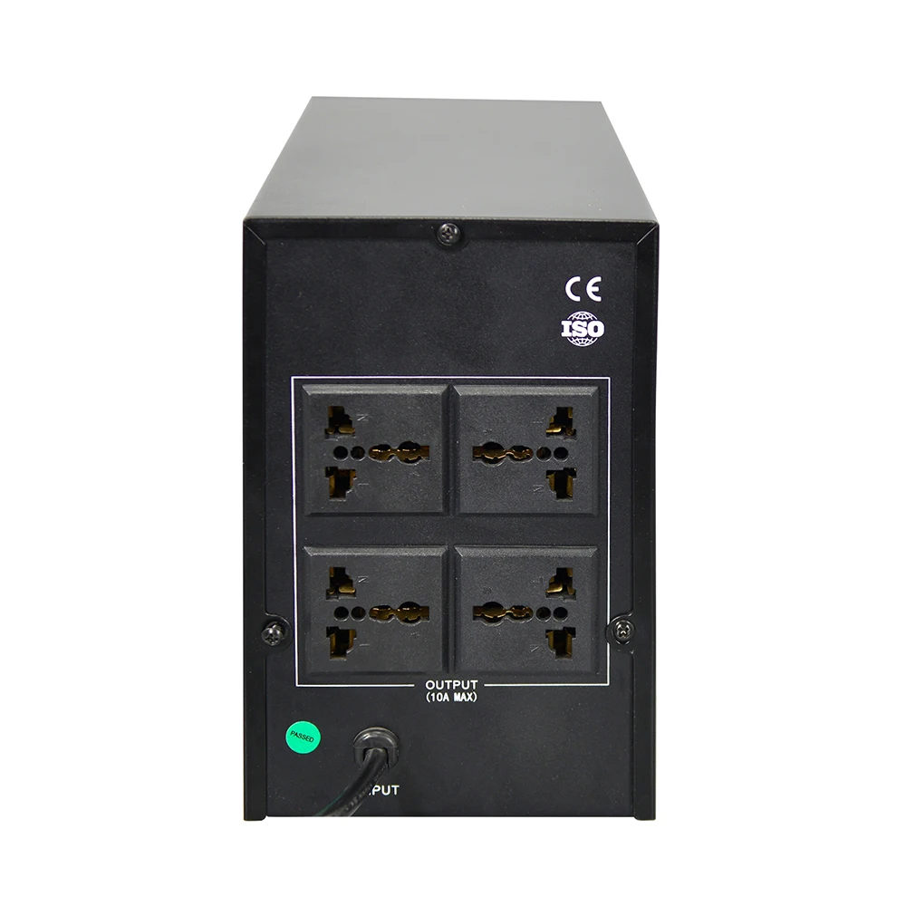 Techfine 12v 24v UPS 1200VA 720W 1200 Watt UPS for House PC/Fax/Modem Backup