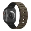 Olive gray with black