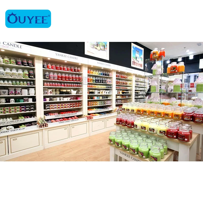Candle Display Racks showcase Candle Store Design