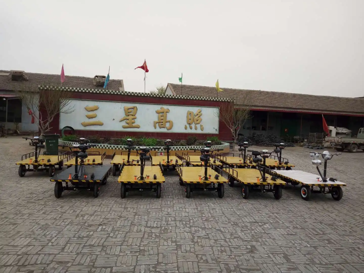 1000kg Loading Capacity Electric Cart Platform Trolley