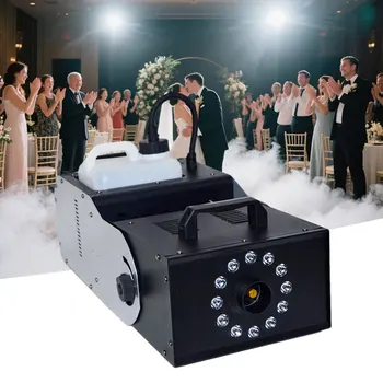 Factory 3000W Swing Fog Smoke Fog Machine Multi Angle Adjustment LED Smoke Fog Machine with DMX512 and Wireless Remote Control