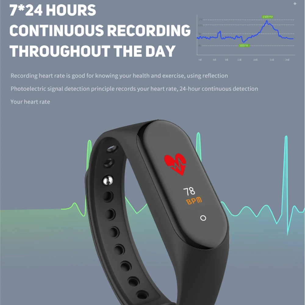 Reloj Inteligente CaracterÃsticas Smart Band M4 Watch Band M4 Band