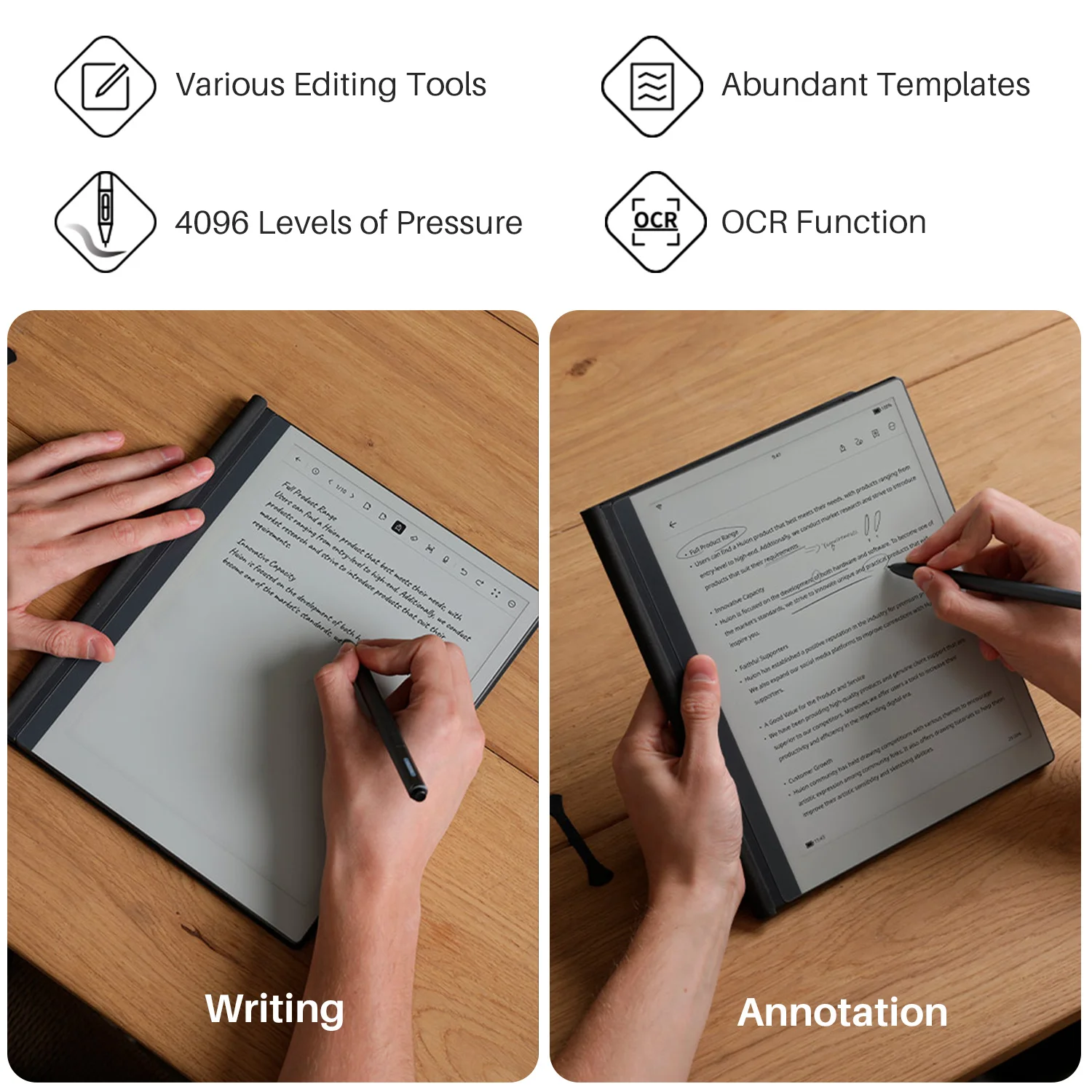 HUION Ink Inch E-Ink Writing Tablet Ebook Reader