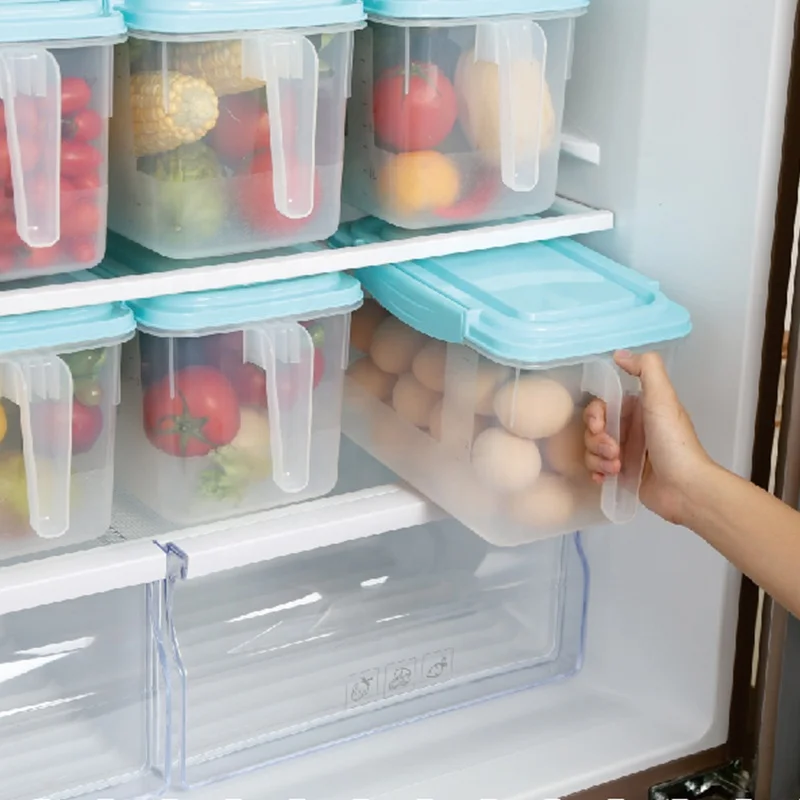 Food Storage Containers for Fridge, 4.5L Fridge Organizer Produce