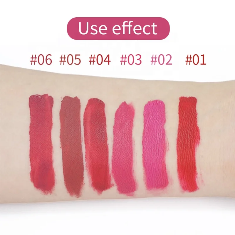 Matte Lippenstifte – 11 Farben, Antihaftbeschichtet, Wasserfest & Nicht Verblassend, Inkl. Lipgloss
