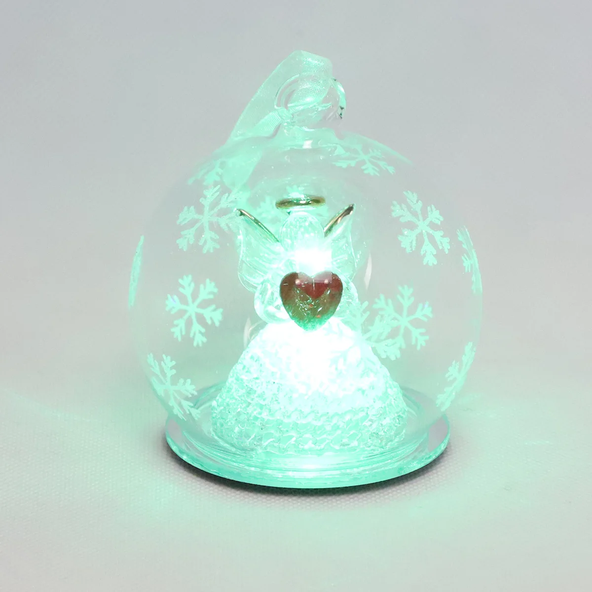 Hot Selling Light Christmas Glass Ball Decorations Battery Operated Christmas Hanging Ornaments Balls