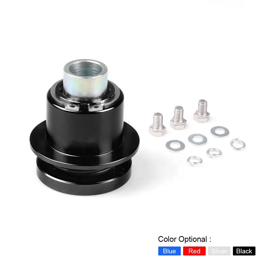 Универсальный быстроразъемный автомобильный адаптер на рулевое колесо с 360 градусами алюминиевый сплав гоночный стиль красный стежок спортивный отсоединитель