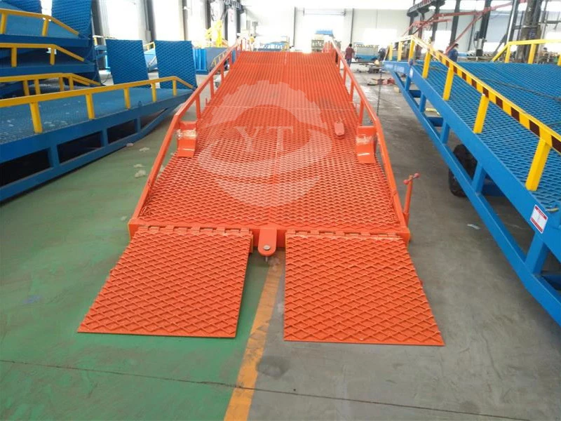 Height Adjustable Mobile Loading Dock Ramp Trailer Container Ramp ...