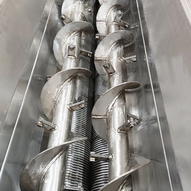 High Quality Sewage Sludge Shredder Sludge Slitter for Continuous Sludge Mesh Belt Dryer 6