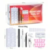Coffret nail art boîte pvc 04