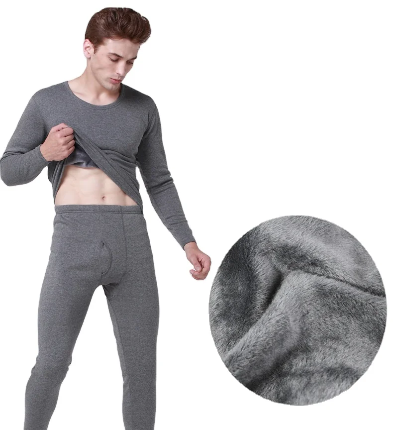 Custom Men's Thermal Underwear Sets Winter Warm Men's Underwear Men's