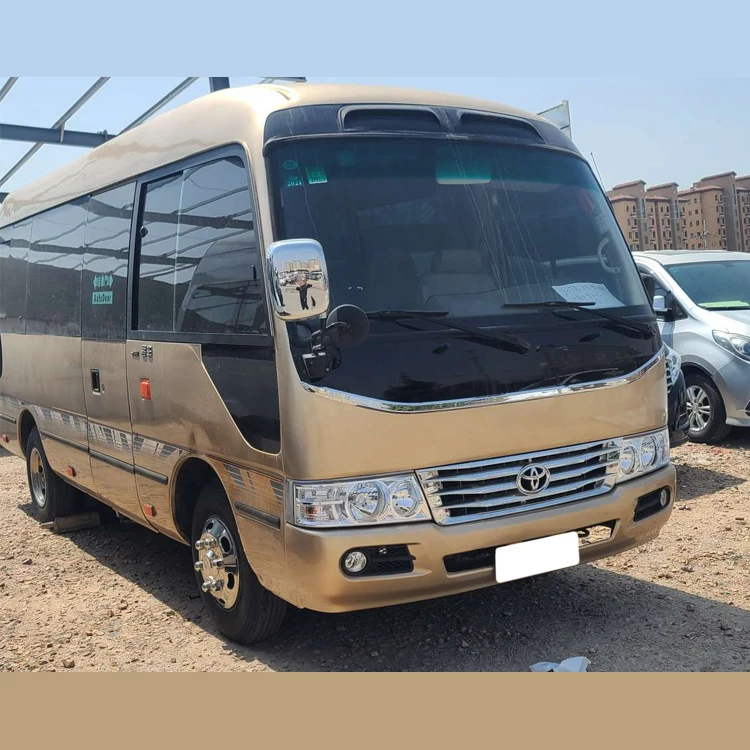 Автобусная подставка для автобуса Toyota 30 мест с кожаными сиденьями дизельным двигателем подходит школьного по низкой