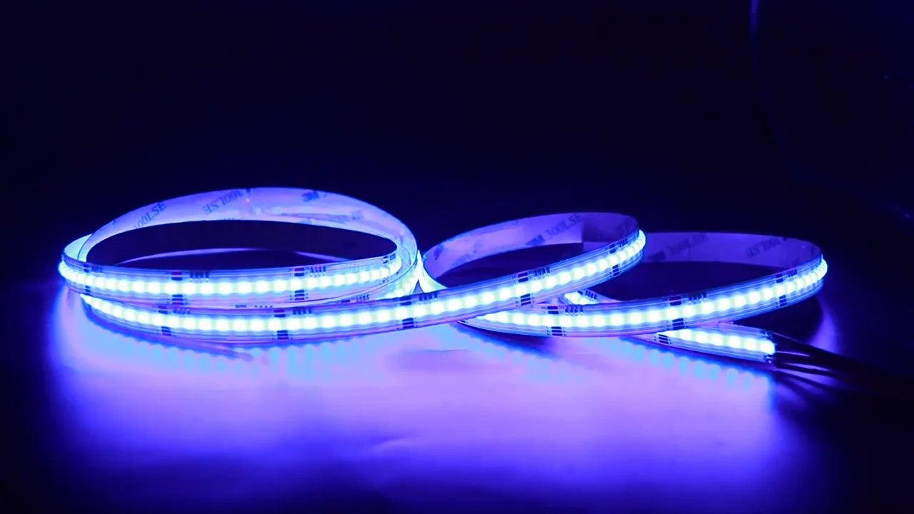 Dc24v Cct/rgb/rgbw/rgbcct Cob Led Strip Light High Density Flex Led