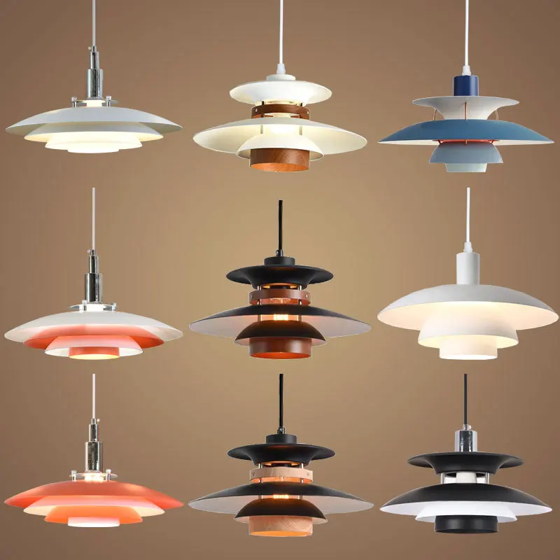 Потолочная люстра e27 в стиле индастриал для бара, столовой, кухни, дома, подвесной светильник с черным металлическим абажуром, Современная Подвесная лампа в скандинавском стиле