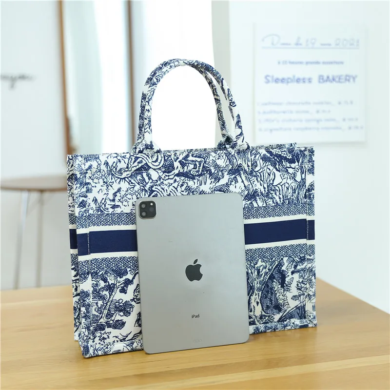 customize large capacity canvas tote bag luxury handbags for women