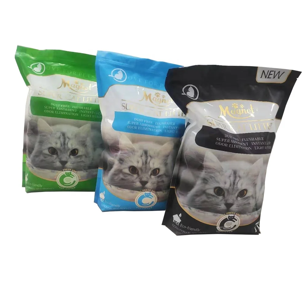 Walnut Cat Litter Oem Cassava And Walnut Shell Mixed Cat Sand Natural