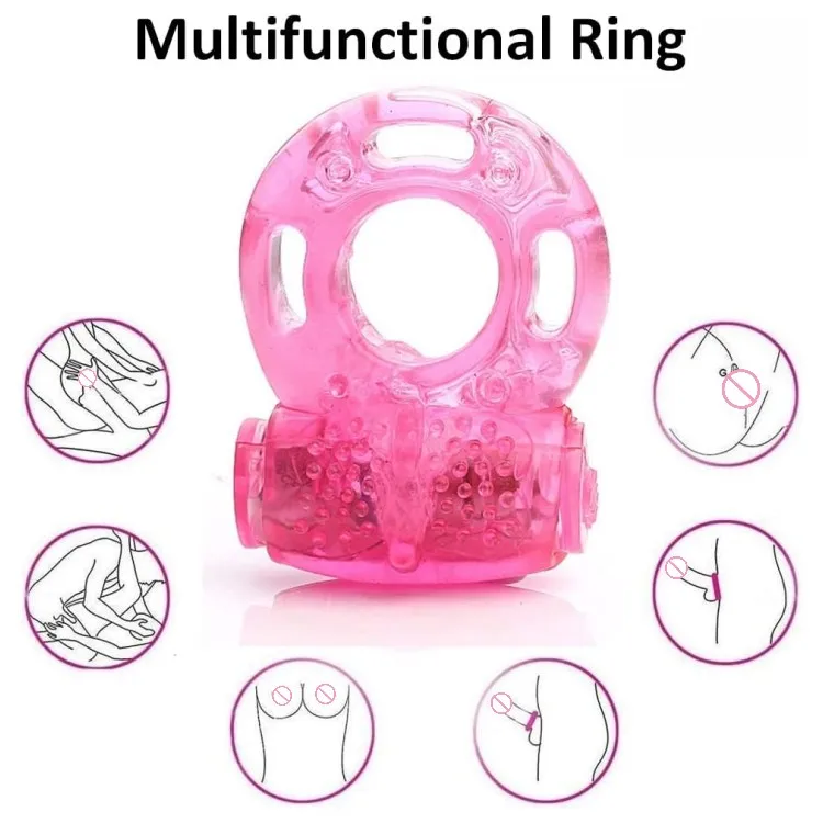 Starker Einzelfrequenz-Vibrations-Penisring-Vibrator Flexibler Silikon-Hodenring fr Herren Starker Einzelfrequenz-Vibrations-Penisring-Vibrator Flexibler Silikon-Hodenring fr Herren