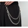 Double-layer trouser chain