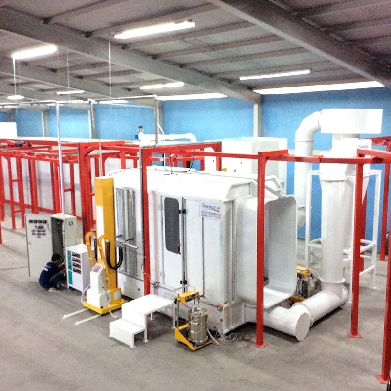 Competitive Price Powder Coating Line for Steel Used in Manufacturing Plants with Spray Guns and Pump As Core Components